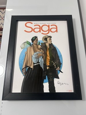 Saga Limited Edition Framed & Signed Numbered Art Print by Vaughan & Staples