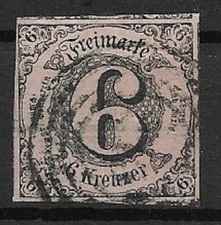Thurn und Taxis MiNr 9 IA gestempelt