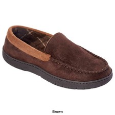 Haggar Indoor/Outdoor Microsuede Venetian Slipper Men's L 9.5-10.5 Brown