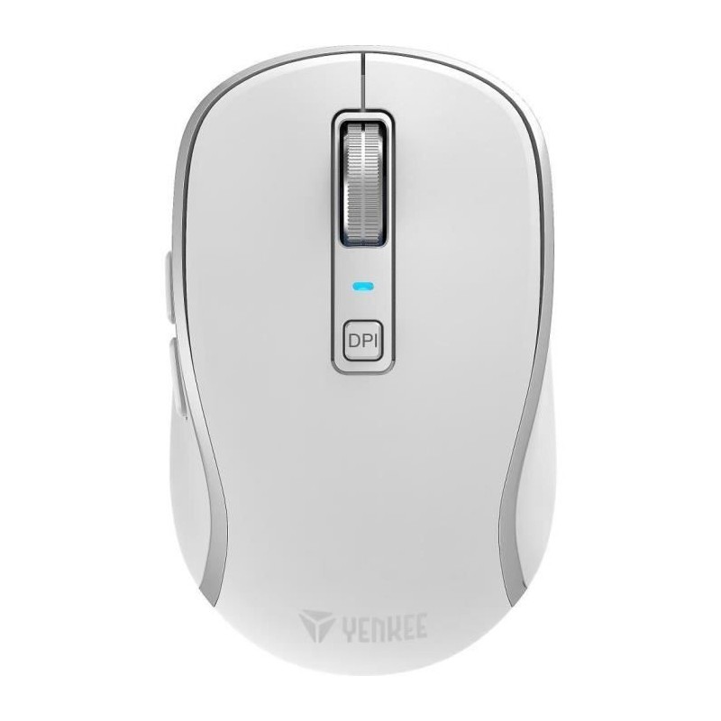 Souris sans fil rechargeable YENKEE YMS 2085WE optique blanche ergonomique