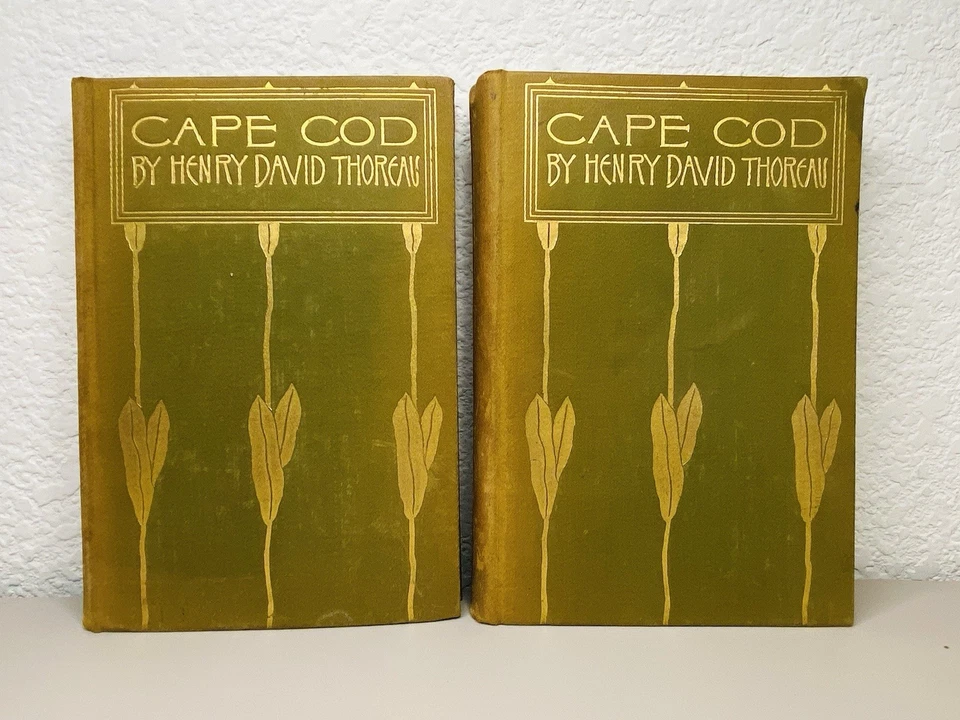 1896/99, 2 Vol, Cape Cod by Henry David Thoreau, HB ILLUS, Houghton - Image 2 of 4