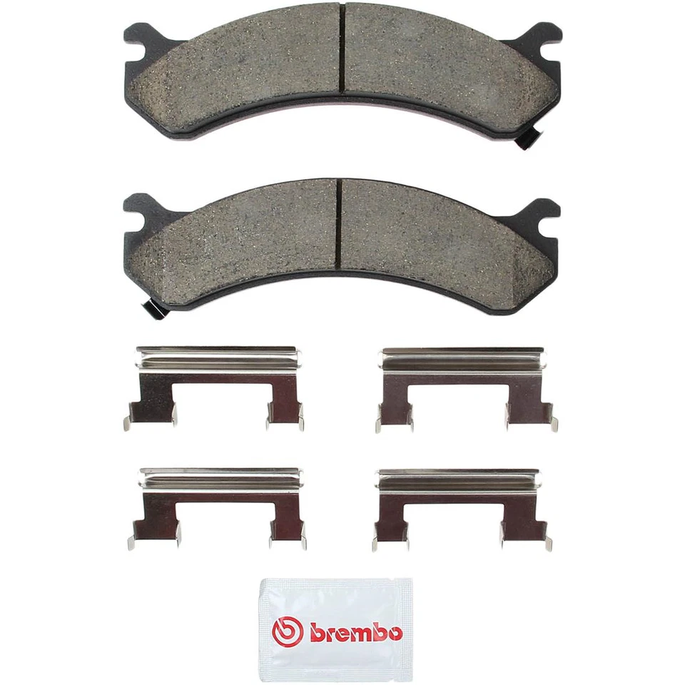 Conjunto de pastilhas de freio a disco dianteiro serve para Chevrolet Express 3500 2003-2017 - Imagem 3 de 4