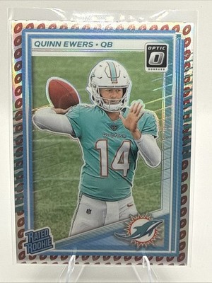 2025 Panini Optic Quinn Ewers Football EmojI SSP /16