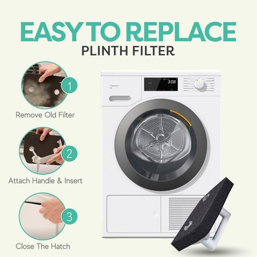 5PCS Dryer Plinth Filter Replacement Part For Miele T1 Dryer OEM: 9164761 - Picture 16 of 16