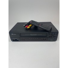 Vintage Sears LXI 4 Head VCR Model 934 VHS Remote AV Cords TESTED/CLEANED