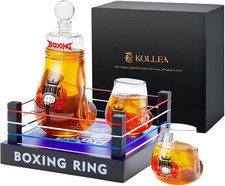 Boxing Gifts for Men Dad, Kollea Boxing Whiskey Decanter with 2 Boxing Glove Gla
