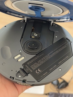 Sony D-EJ855 CD Walkman Player Portable Rechargeable Discman Blue