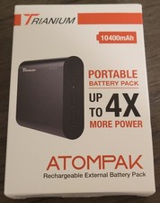 Trianium 10400mAh Portable Battery Pack - Rechargeable External Battery Pack
