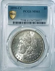 1890 CC Morgan Dollar PCGS MS61