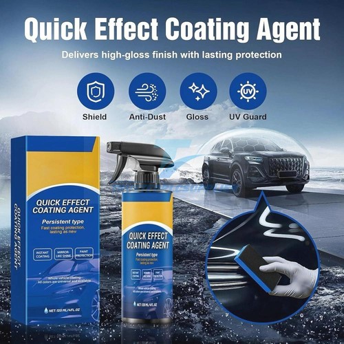 1-3PCS Car Coating Spray Set Quick Effect Coating Agent Quickly Coat Car Wax New - Picture 3 of 16