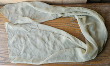 CHIFFON GREEN SILK SCARF / SHAWL. 52 X 16 INCHES. NO TEARS.