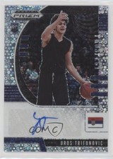 2020-21 Panini Prizm Draft Picks Prospect Fast Break Uros Trifunovic Auto 07mp