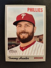 2019 Topps Heritage - Tommy Hunter #28 Philadelphia Phillies 