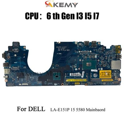 For Dell Latitude 5580 Motherboard CDP80 LA-E151P with i5 i7 CPU 00C144 08T984