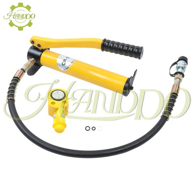 #ad 5 Ton Low Profile Hydraulic Cylinder Jack Porta Power Ram 0.24quot; Stroke Yellow $65.27