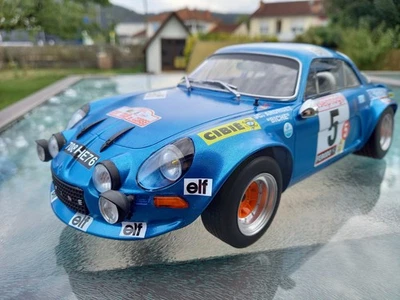 Alpine Renault A110 échelle 1/12 Base Otto Models Tour de Corse 1972 - Photo 1/4