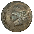 1884 Indian Head cent