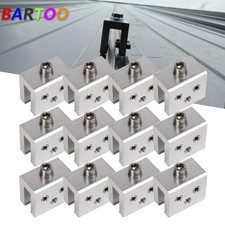 12PCS Standing Seam Roof Clamps Metal Roof Standing Racking Solar Panel Bracket
