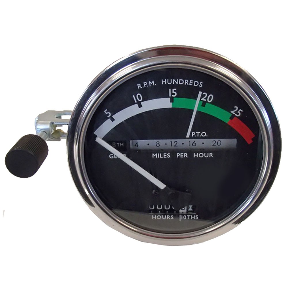 TACHOMETER WHITE NEEDLE Fits John Deere 3010 4000 4010 4020 4320 4520 4620