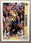 BYRON SCOTT AUTOGRAPHED 1991-92 UPPER DECK BASKETBALL CARD # 142 LA LAKERS