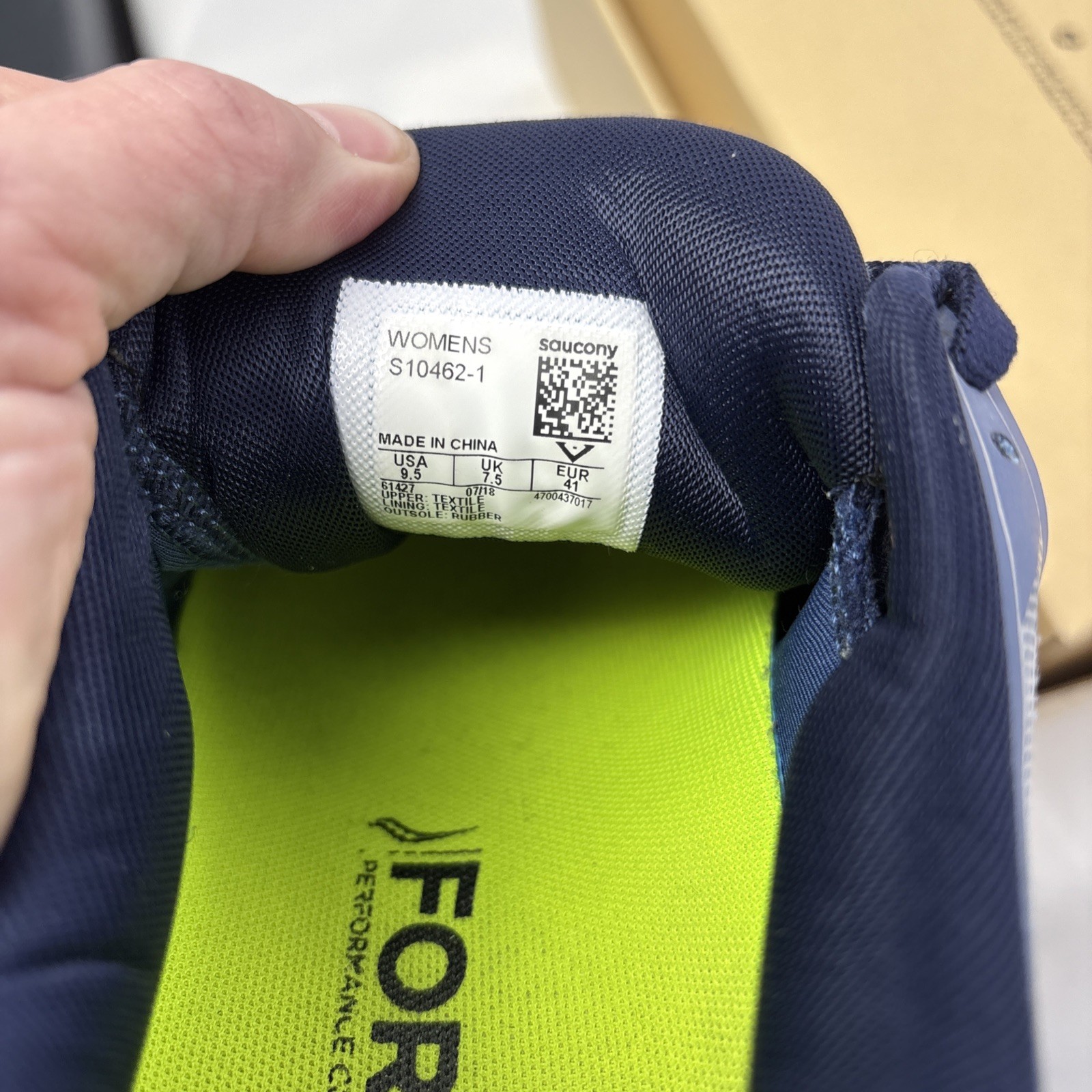 Saucony Triumph ISO Women's Running Shoes Size 9.5 Grey/Navy Cushioned Sneakers thumbnail 13