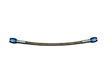 3an Nitrous Oxidefuel Line 8 Stainless Steel Braided Blue Ends