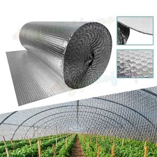25M Double Foil Insulation Bubble Roll Shed Commercial Floor Wall Roof Campervan