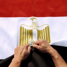 Bandera de Egipto Anley a prueba de desgarros de doble cara de 3 capas 3x5 pies banderas nacionales egipcias