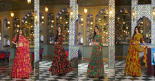 Bollywood Style Marbel Lehenga Choli With Dupatta For Women Function Wear