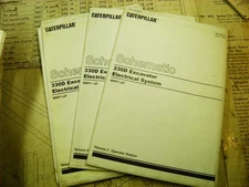 CAT Caterpillar 330D 336D EXCAVATOR ELECTRIAL SYSTEM SCHEMATIC 3 VOLUMES MWP1-UP