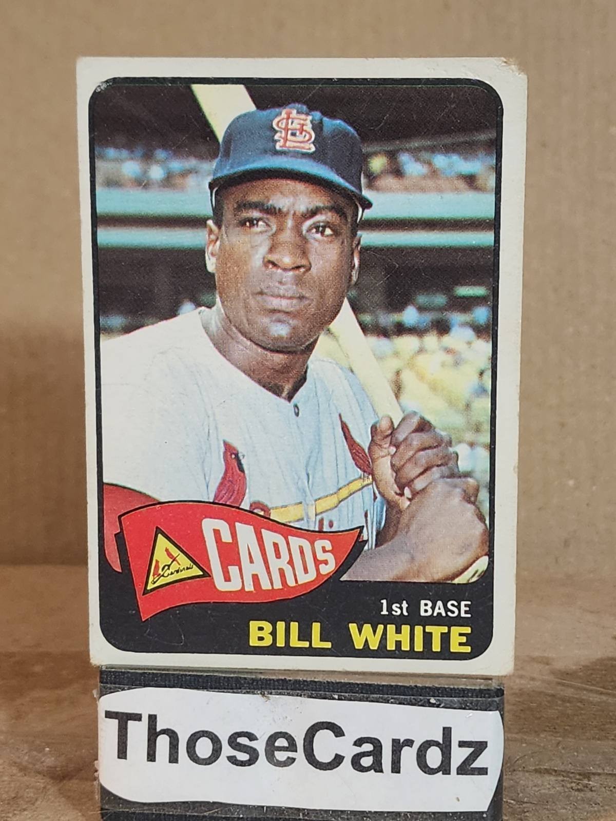 1965 Topps #190 Bill White  good/vg