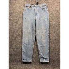 Vintage Levis 550 Relaxed Fit Tapered Leg Jeans Light Wash USA Made 11 M 28x27.5
