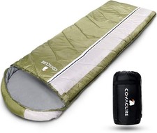 COVACURE 0.8kg Ultra Lightweight Sleeping Bags for Adults, Envelope Compact Out
