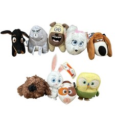 McDonalds 2016 Secret Life of Pets Set Mini Plush Happy Meal Toy Almost Complete