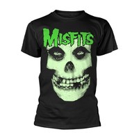 Misfits - Glow Jurek Skull Black T-Shirt Large