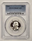 1963 Washington Quarter PR68 CAM PCGS