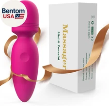 Mini Massager Tools,Gifts for Women Small Cordless Handheld Massager with 10 Vib