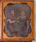 1/6 plate daguerreotype of girls With Doll and Jewelry IDENTIFIED — photo 5