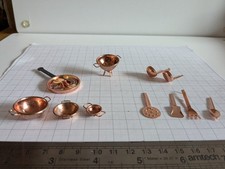 Dolls House Miniatures Copper Cookware #268