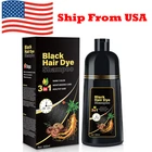 NEW Hair Dye Shampoo 3 in 1 for Women/Men for Gray Coverage Instant Hair Color