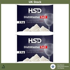 Dishwasher Salt for Soft Water & Limescale Protection 2 x 2kg 9.00 per kilo