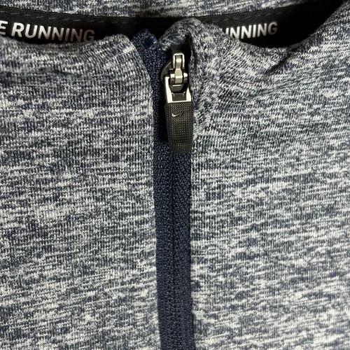 Nike Running Memphis Grizzlies Grey Heather 1/4 Zip DriFit Pullover Herren Gr. L - Bild 4 von 10