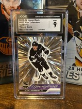 2023-24 UPPER DECK SERIES 2 ALEX LAFERRIERE OUTBURST YOUNG GUNS #462 CGC 9 MINT