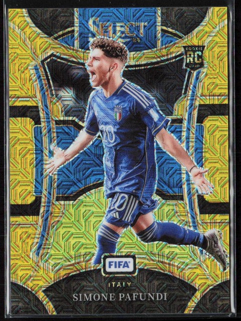 2023-24 Panini Select FIFA #190 Simone Pafundi Gold Mojo