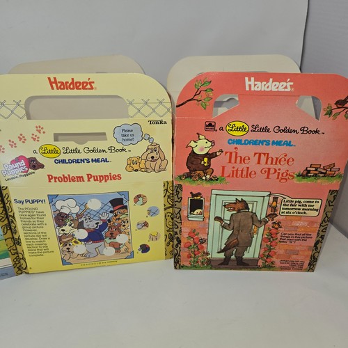Hardee's Comida Infantil Pequeño Libro Dorado 4 Cajas 6 Libros 1987 - Imagen 21 de 24
