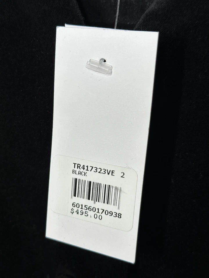 Новый Derek Lam 10 Crosby черный бархат жилет размер 2 розничной $495 - Изображение 4 из 4