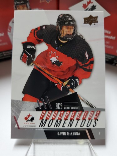 2024 Upper Deck Team Canada Juniors Prospectus Momentous (PM1-PM50) - YOU PICK - Picture 40 of 41
