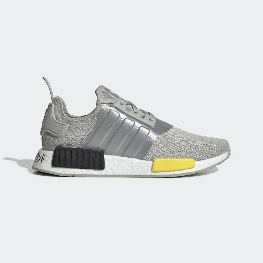 Adidas NMD R1 Size 10.5 🇯🇵 Japan Heel Metal NMD_R1 Gray 3M Ultra Boost |