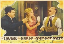 Laurel And Hardy Way Out West reprint mini poster 2 sizes available. 