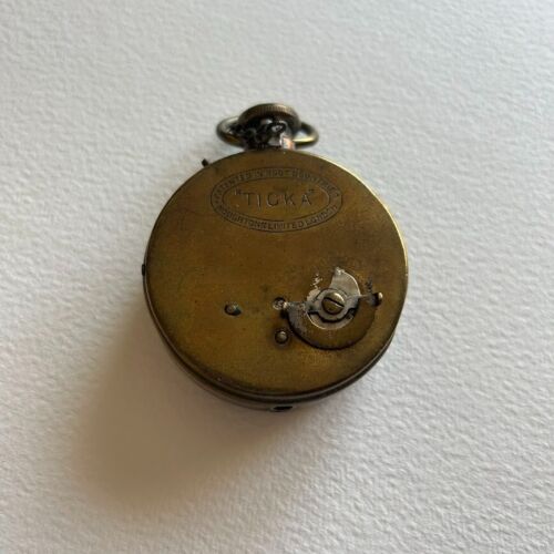 Houghton’s Ticka, Rare, Collectable, Brass Cased Pocket Watch Camera 1905-1914 - Picture 8 of 8